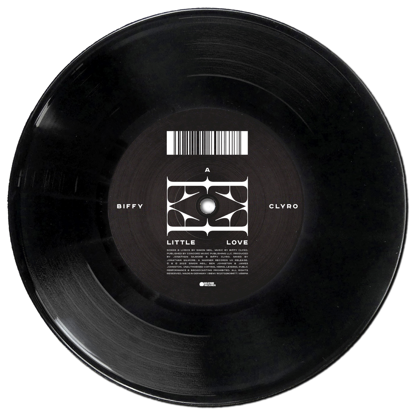 Single Black Vinyle 7" « A Little Love »